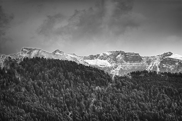 Foto Mittagsspitze im Schnee