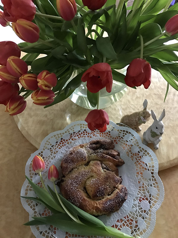 Foto Osterhase aus Hefeteig