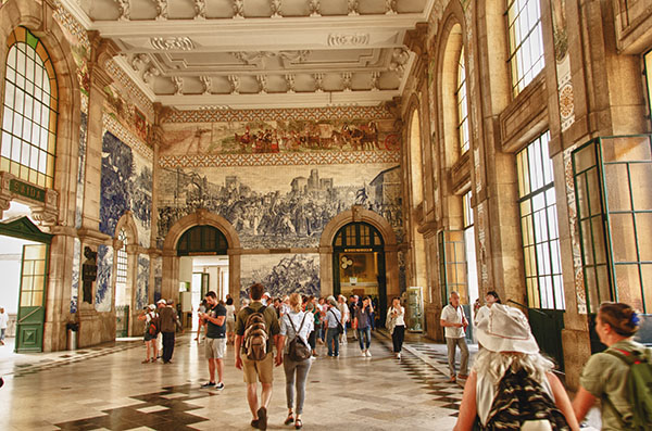 Foto Bahnhof von Porto